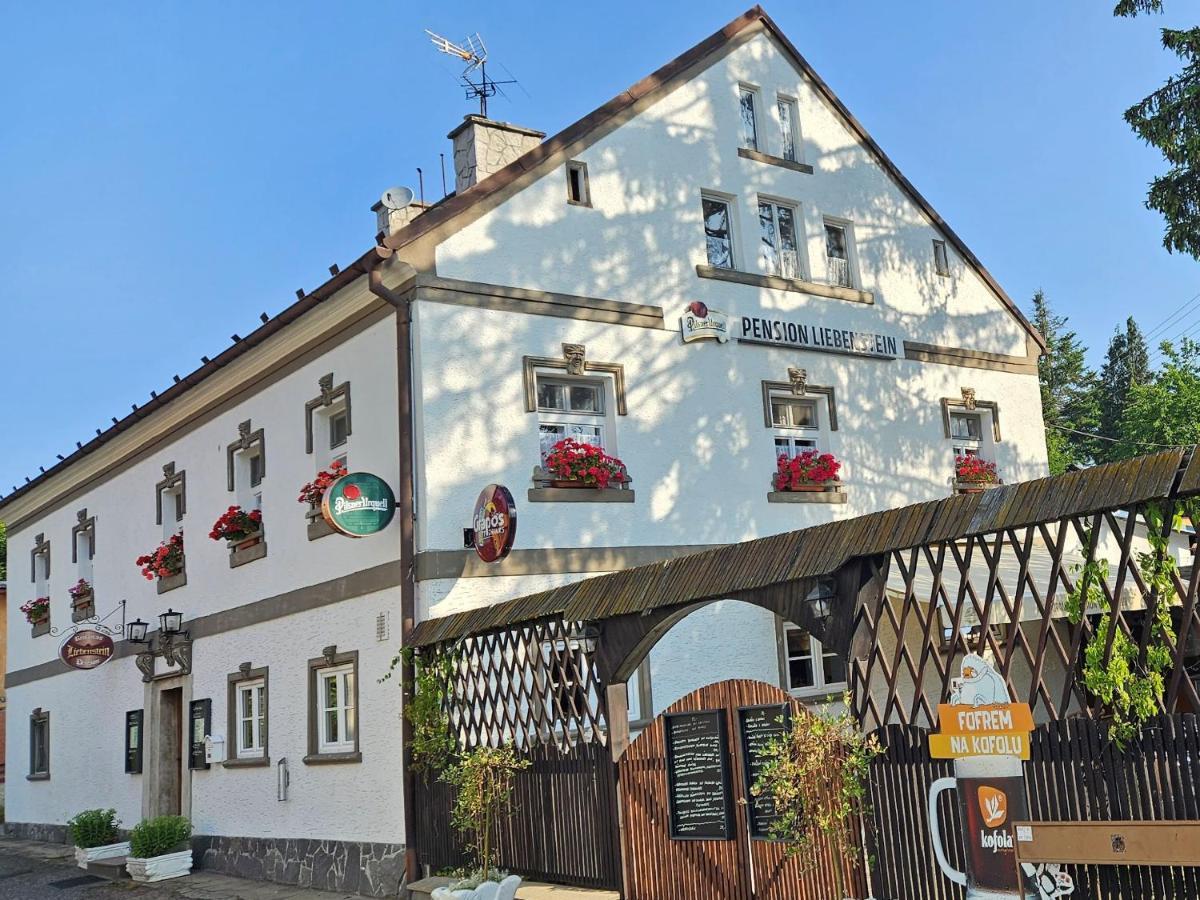 Restaurant & Pension Liebenstein Libá Exterior foto